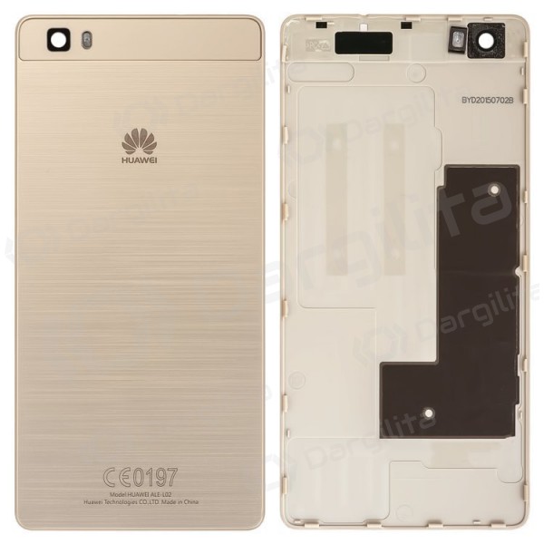 Huawei P8 Lite galinis baterijos dangtelis (auksinis) (naudotas grade B, originalus)