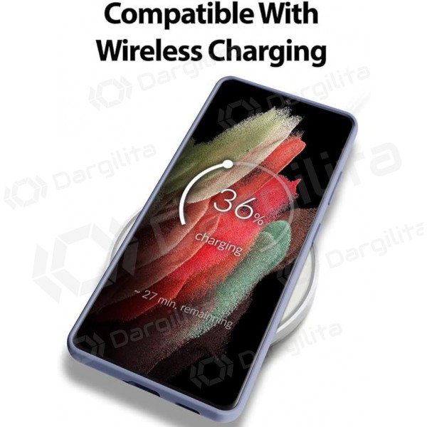 Samsung Galaxy A03s dėklas Mercury "Silicone Case" (levandos pilka)