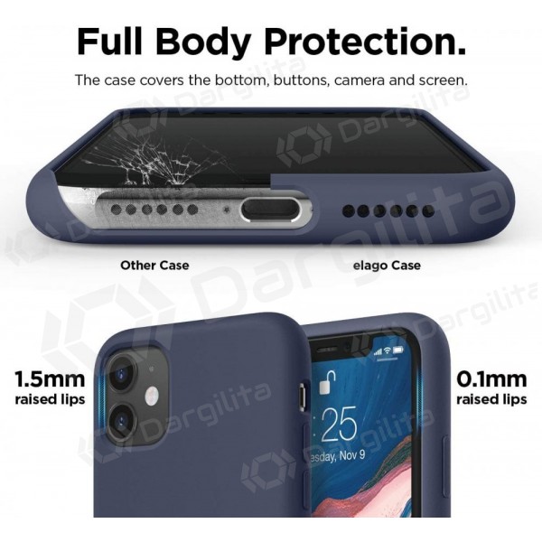 Samsung Galaxy A27 dėklas "Liquid Silicone" 1.5mm tamsiai mėlynas