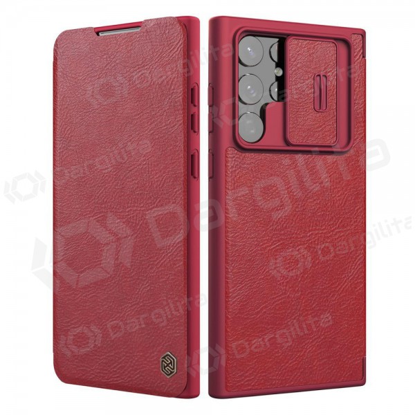Samsung Galaxy A14 dėklas „Nillkin Leather“ (raudonas) Samsung Galaxy A14 dėklas „Nillkin Leather“ (raudonas)