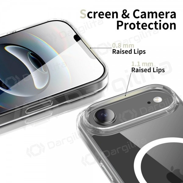 Apple iPhone Air dėklas "Tech-Protect Flexair Hybrid MagSafe" (skaidrus)