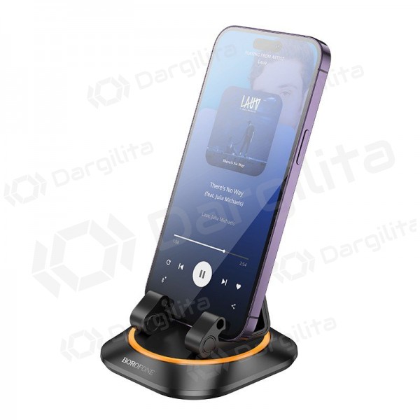 Automobilinis telefono laikiklis Borofone BH116 ant prietaisų skydelio 4.5–7 col.