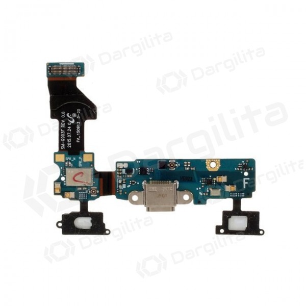 Samsung G903F Galaxy S5 Neo įkrovimo lizdo ir mikrofono jungtis