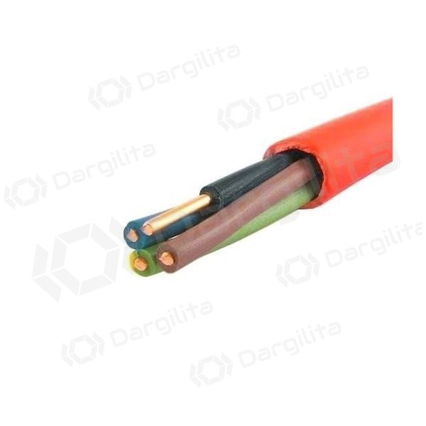 HDGS PH90 4x1.5 kabelis ELPAR (behalogeninis, nedegus, 1m)