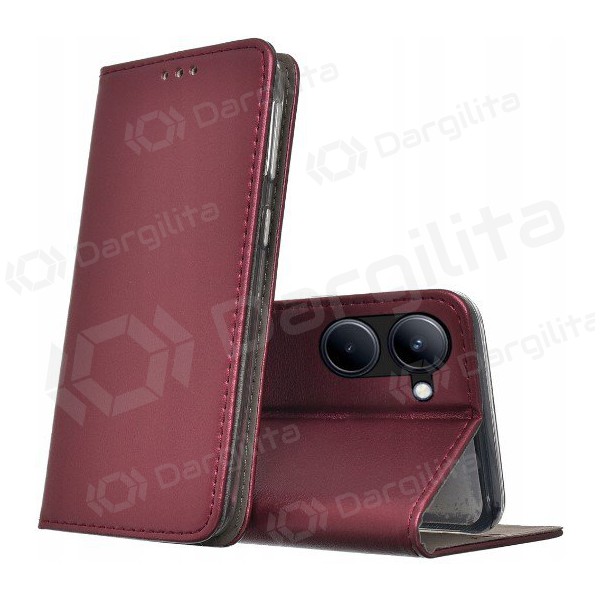 Samsung Galaxy A36 dėklas "Smart Magnetic" (bordo)