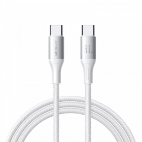 USB-C laidas Joyroom S-A28 USB-C į USB-C 2 m 60 W baltas