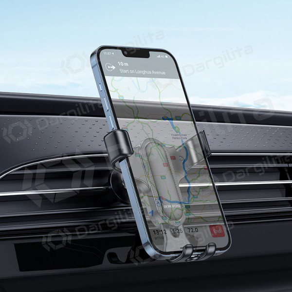 Automobilinis Universalus telefono laikiklis Borofone BH74 mounted on ventilation grilles, juodas