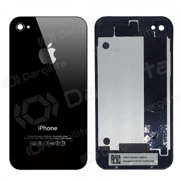 Apple iPhone 4 galinis baterijos dangtelis (juodas)