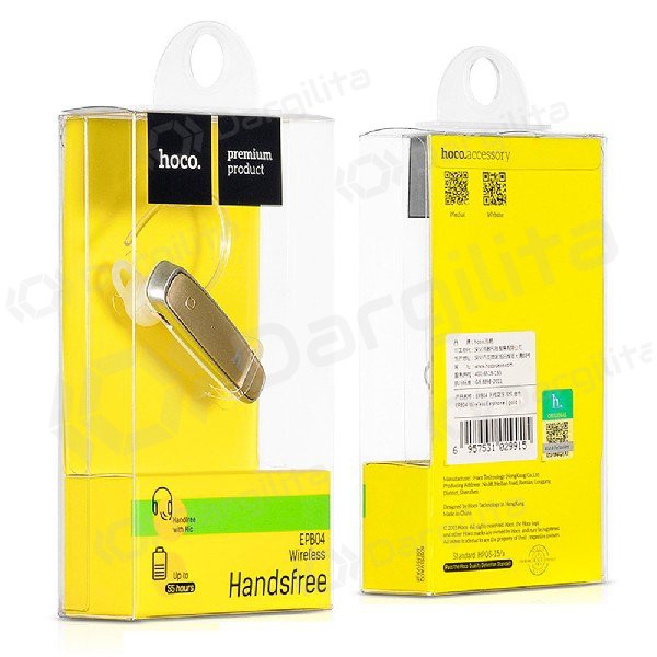 Belaidė laisvų rankų įranga HOCO EPB04 Bluetooth 4.1 rožinė (rose gold)