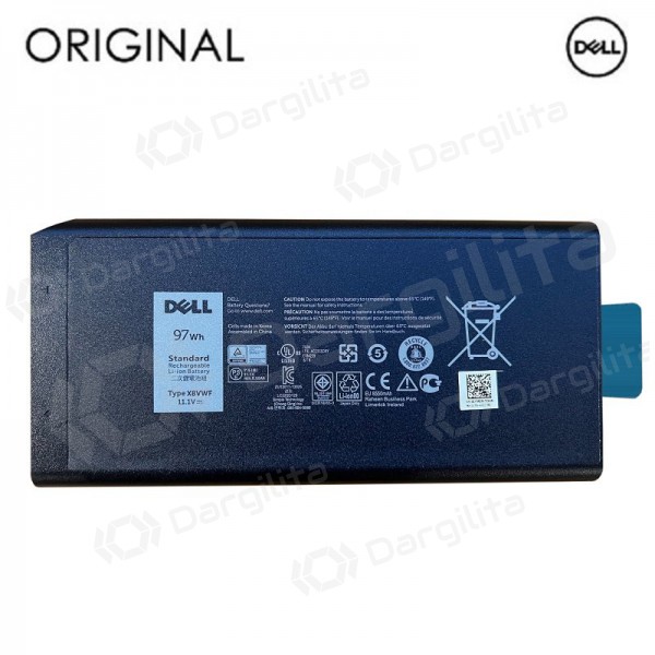 DELL X8VWF, 8550mAh nešiojamo kompiuterio baterija - PREMIUM