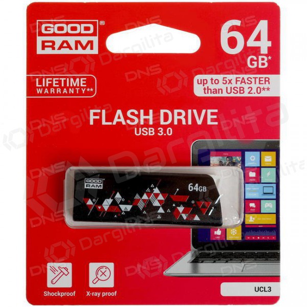 Atmintinė Goodram UCL3 64GB USB 3.0 Atmintinė Goodram UCL3 64GB USB 3.0