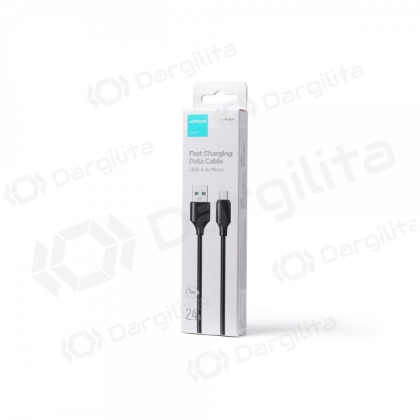 USB kabelis Joyroom S-UM018A9 USB to MicroUSB 2.4A 1.0m juodas