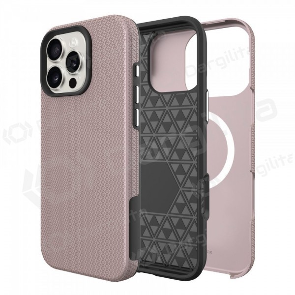 Apple iPhone 17 Pro Max, 18 Pro Max dėklas „Perfectionists“ (rožinio aukso)