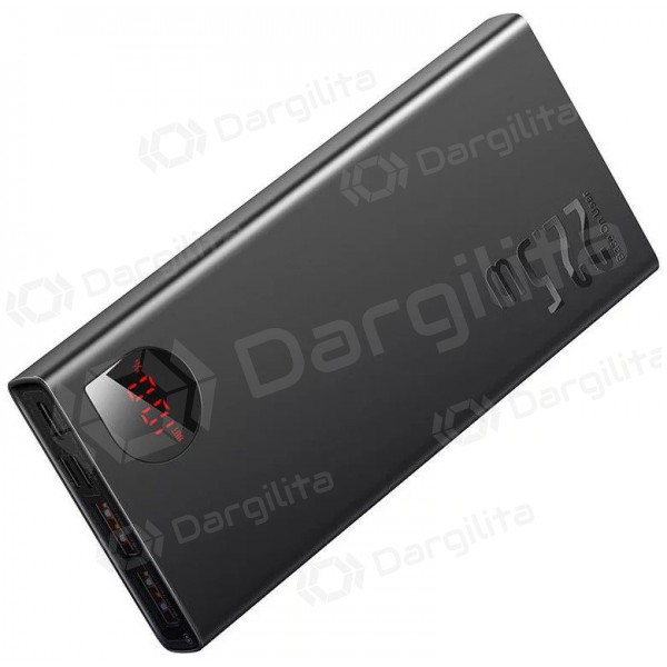 Išorinė baterija Power Bank Baseus Adaman 22.5W 10000mAh juoda PPAD070001