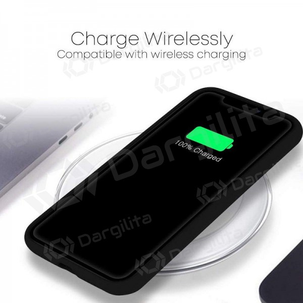 Samsung Galaxy A22 4G dėklas Mercury "Silicone Case" (juodas)
