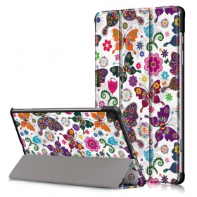 Samsung Galaxy Tab A 10.1 (2019) dėklas "Smart Leather" (butterfly)