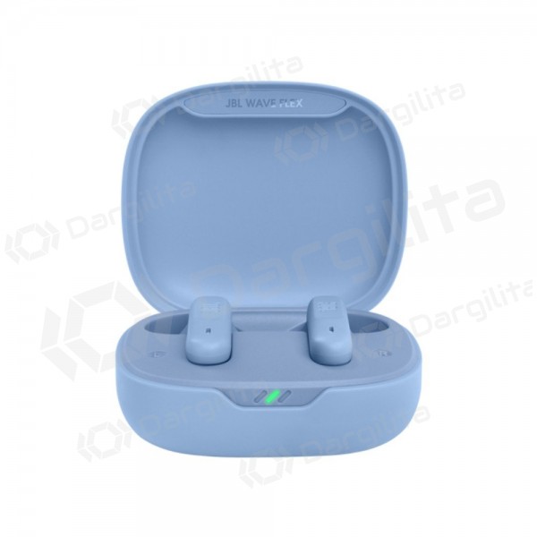 Belaidės ausinės su mikrofonu JBL Wave Flex TWS Bluetooth mėlynos