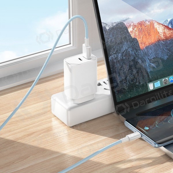 USB-C laidas Borofone BX117 USB-A į USB-C 1 m baltas