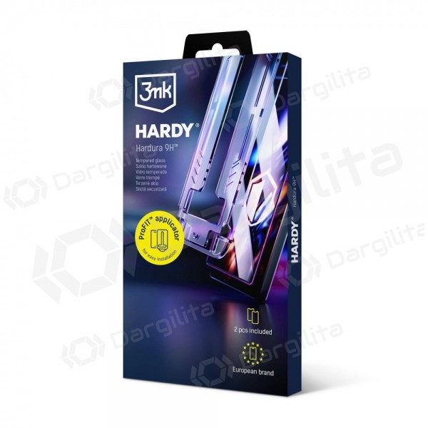 Apple iPhone 16 Pro Max apsauginis stiklas "3mk Hardy Hardura 9H"