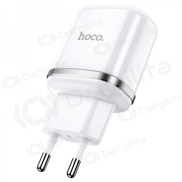 Įkroviklis Hoco N4 x 2 USB  jungtimis (2.4A) (baltas)