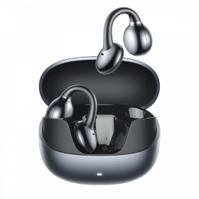 Belaidės ausinės su mikrofonu Joyroom JR-OE3 Bluetooth 5.4 USB-C pilkos