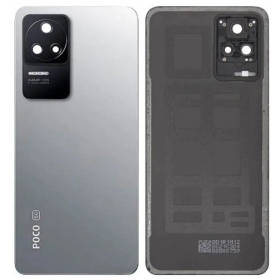 Xiaomi Poco F4 galinis baterijos dangtelis (sidabrinis) (originalus) (service pack)