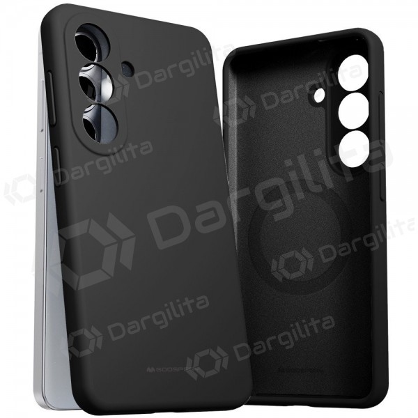 Samsung Galaxy A37 dėklas Mercury "Pure Magsafe Silicon Case" (juodas)