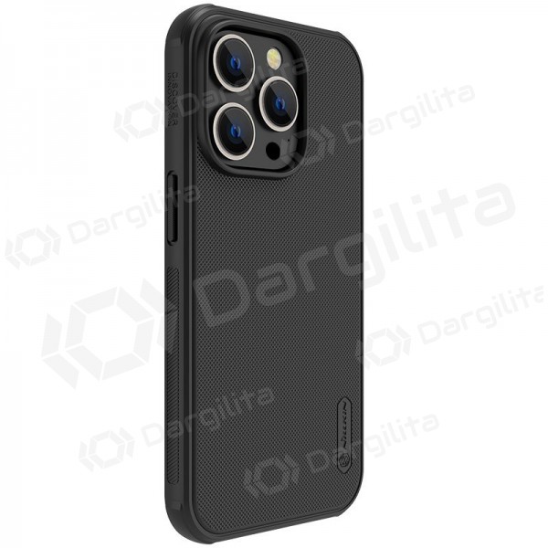 Apple iPhone 14 Plus dėklas „Nillkin Frosted Shield“ (juodas)