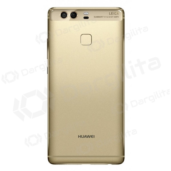 Huawei P9 galinis baterijos dangtelis auksinis (Haze Gold) (naudotas grade B, originalus)