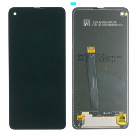 Samsung G715F Galaxy Xcover PRO ekranas (juodas) - PREMIUM