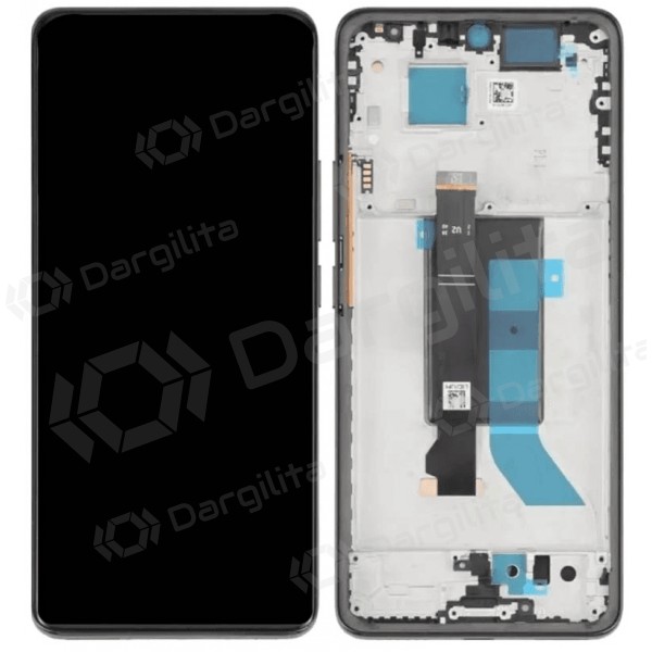Xiaomi Redmi Note 14 Pro 5G ekranas (juodas) (su rėmeliu) (OLED)