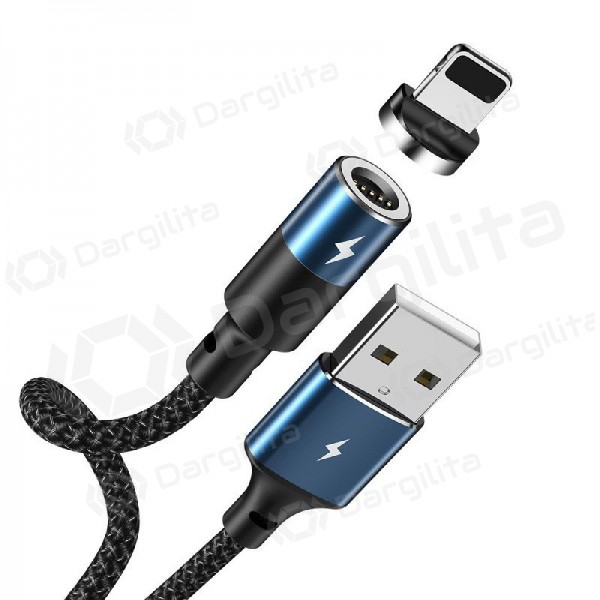 USB kabelis REMAX Magnetic lightning 1.2m (3A) (juodas)