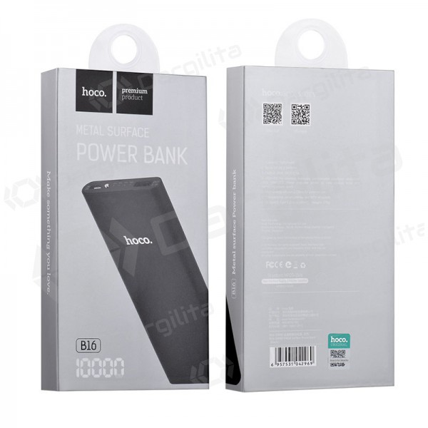 Išorinė baterija Power Bank Hoco B16 10000mAh (juoda)