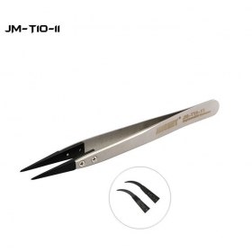 Metalinis antistatinis pincetas Jakemy JM-T10-11 ESD (replaceable head)