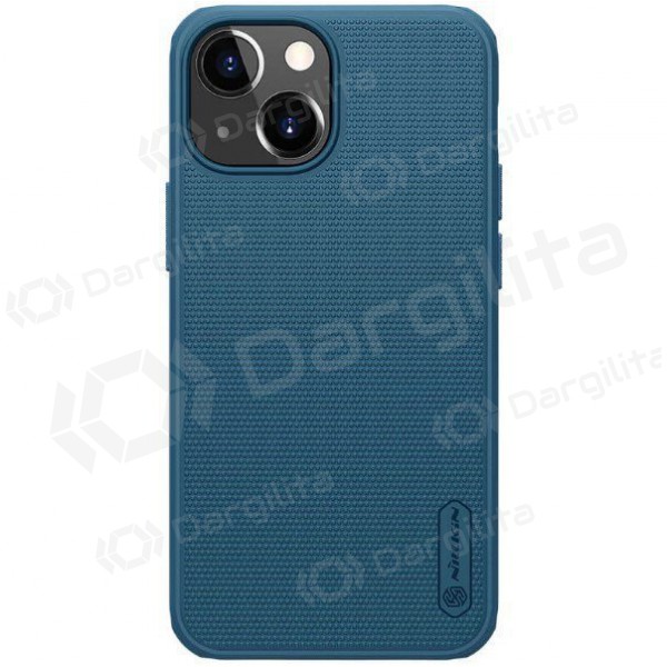 Apple iPhone 15 Pro dėklas „Nillkin Frosted Shield“ (mėlynas) Apple iPhone 15 Pro dėklas „Nillkin Frosted Shield“ (mėlynas)