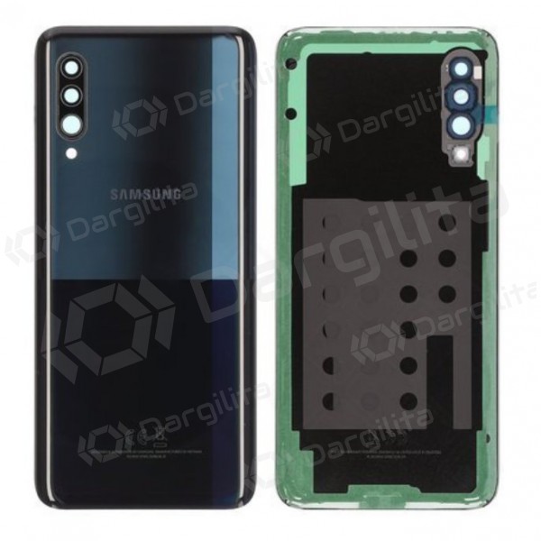 Samsung A908 Galaxy A90 5G 2019 galinis baterijos dangtelis (juodas) (naudotas grade B, originalus)