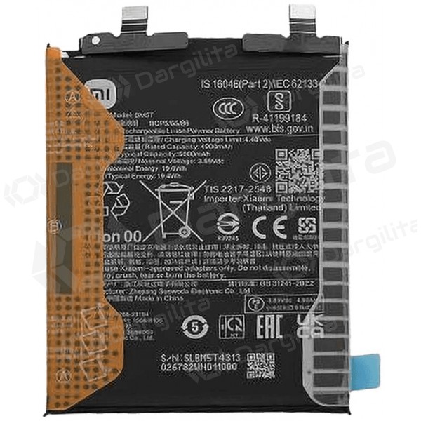 Xiaomi 13T, 14T, Poco X6 Pro, Poco M6 Pro 4G, Redmi Note 13 Pro 4G baterija, akumuliatorius (BM5T) (originalus)