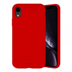 Apple iPhone 14 Plus dėklas Mercury Goospery "Silicone Case" (raudonas)