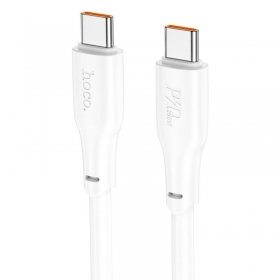USB-C laidas Hoco X93 USB-C į USB-C 2 m 60 W baltas