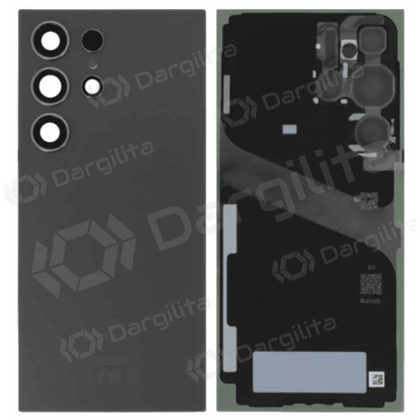 Samsung Galaxy S24 Ultra galinis dangtelis (juodas) (originalus)