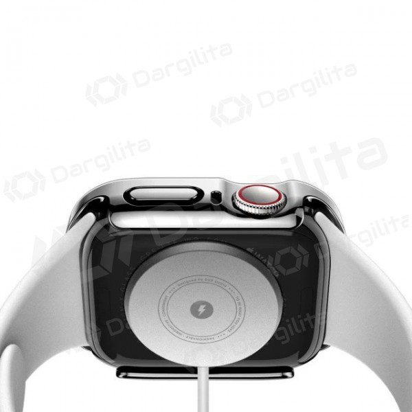 Apple Watch 45mm LCD apsauginis stikliukas / dėklas "Dux Ducis Hamo" (juodas) Apple Watch 45mm LCD apsauginis stikliukas / dėklas "Dux Ducis Hamo" (juodas)