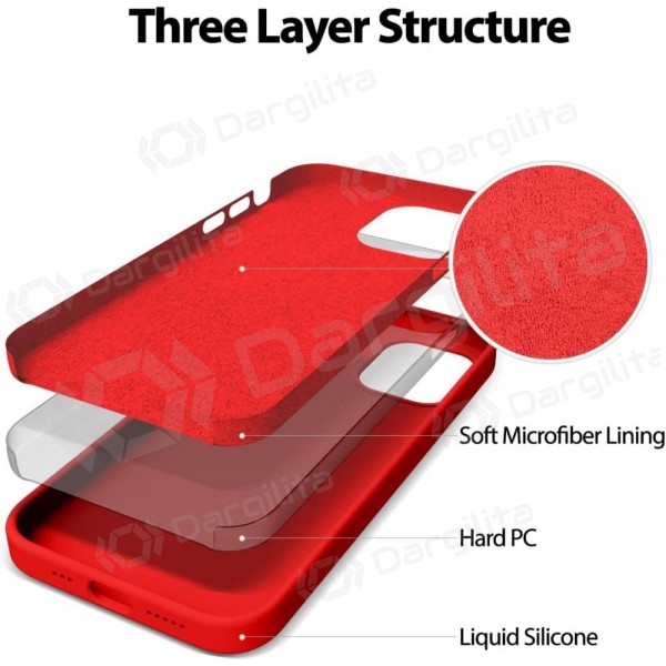 Samsung Galaxy A57 dėklas Mercury "Pure Magsafe Silicon Case" (raudonas)