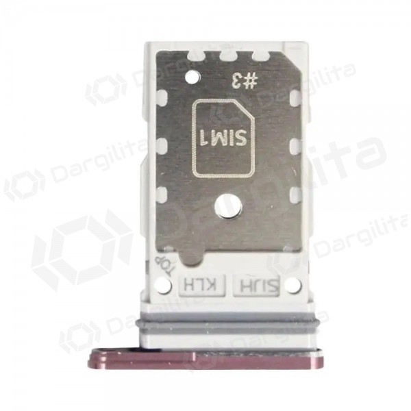 Samsung Galaxy S22 Ultra Dual SIM kortelės laikiklis (Burgundy) (service pack) (originalus) Samsung Galaxy S22 Ultra Dual SIM kortelės laikiklis (Burgundy) (service pack) (originalus)