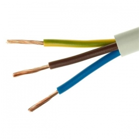 Lankstus kabelis Lietkabelis OMY 3x1.5 mm² varinis PVC 100 m ritė