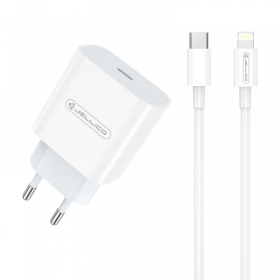Telefono įkroviklis Jellico AK180 20 W USB-C PD Lightning baltas
