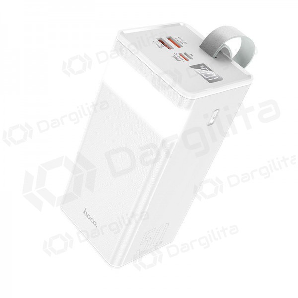 Išorinė baterija Power Bank Hoco J86A 22.5W Quick Charge 3.0 50000mAh balta