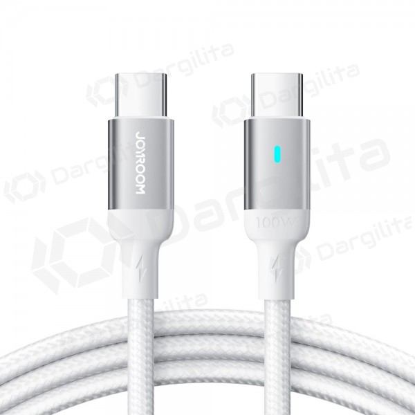 USB-C laidas Joyroom S-CC100A10 USB-C į USB-C 1.2 m 100 W baltas