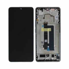 Xiaomi Poco X6 Pro 5G ekranas (pilkas) (su rėmeliu) (originalus)