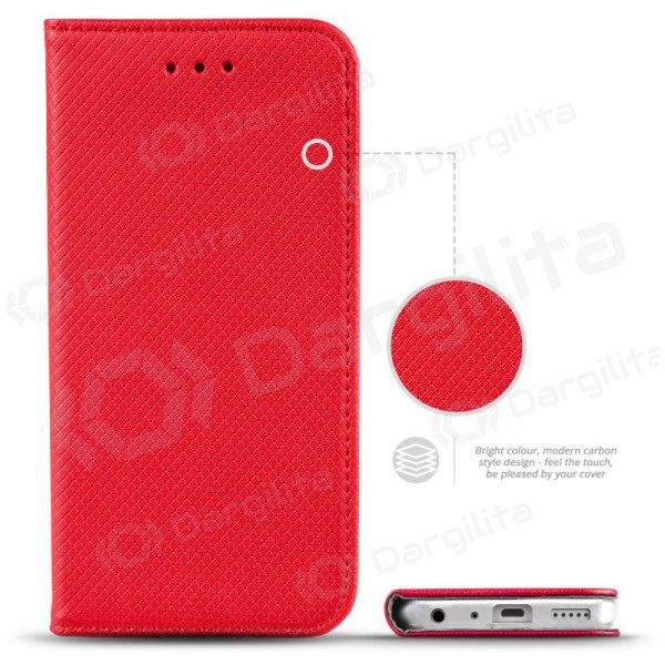 Samsung A546 Galaxy A54 5G dėklas "Smart Magnet" (raudonas)