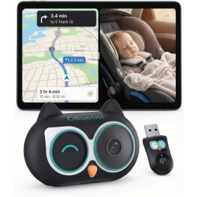 Belaidis CarPlay adapteris Ottocast Cabin Care CA520-T su mobilios auklės funkcija juodas